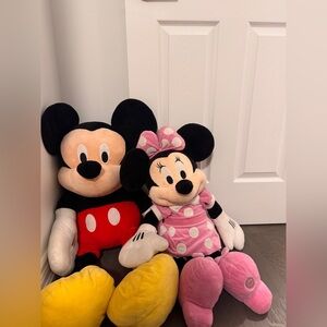 Disney Minnie and Mickey Mouse Plush Toy -